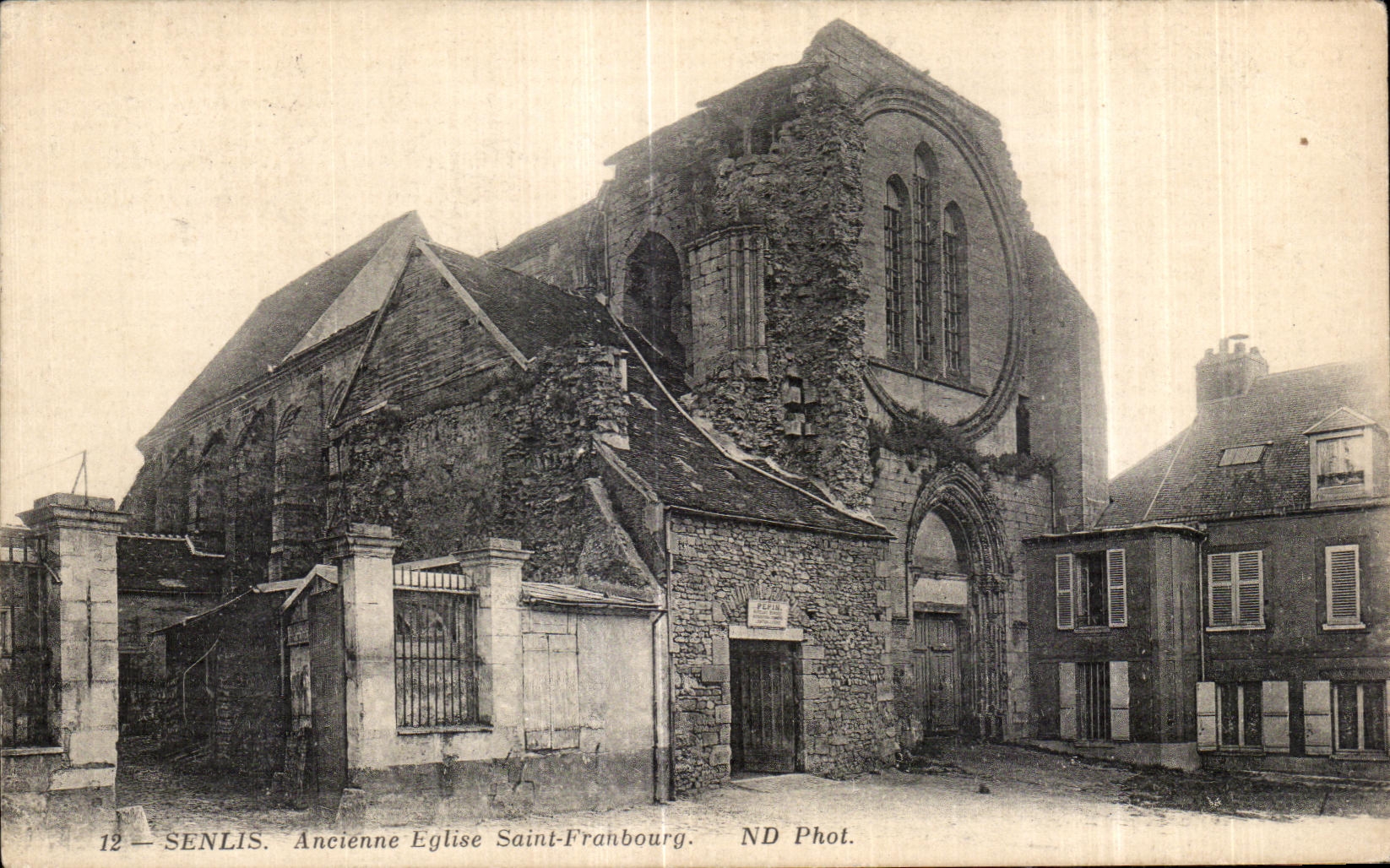 CPA Senlis Ancienne Eglise Saint Franbourg