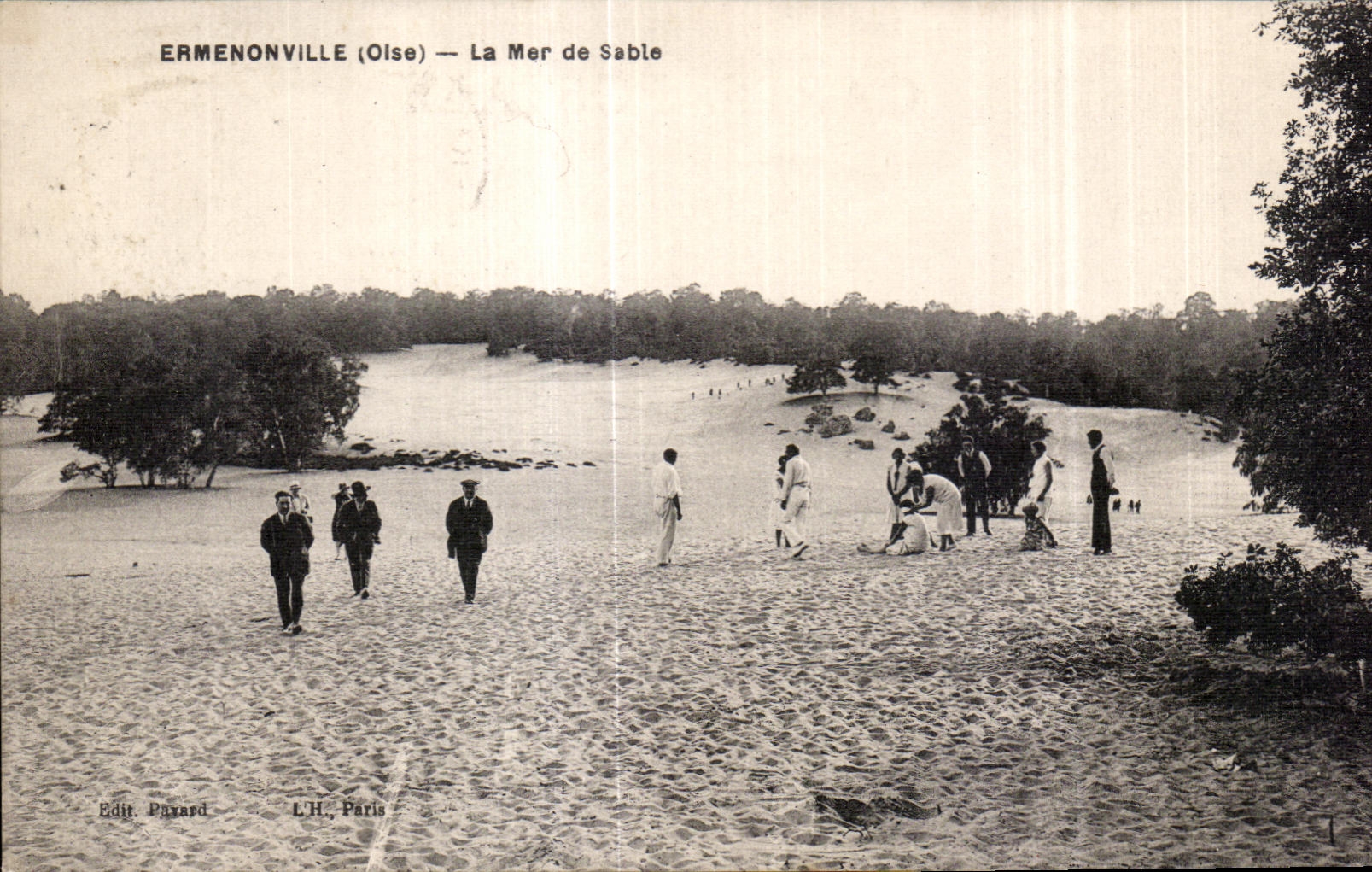 CPA Ermenonville La mer de sable