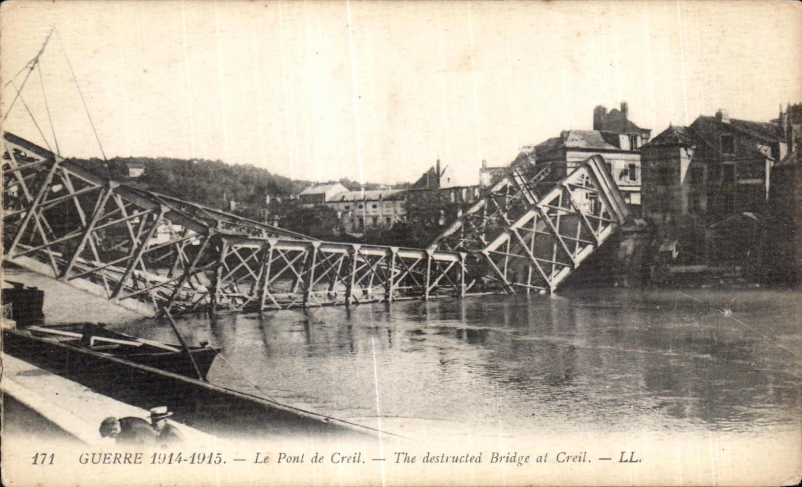 Pont de Créil — Détail de la destruction — LL, n° 171