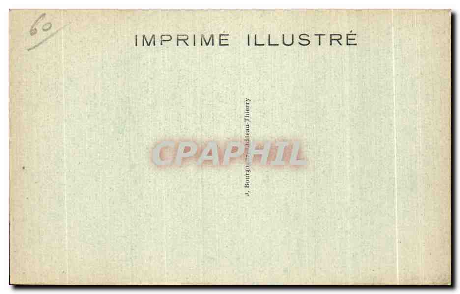 Cretel (Oise) - Le Pont suspendu vu d'amont — Edit. Francolin - 1918 — Reverso