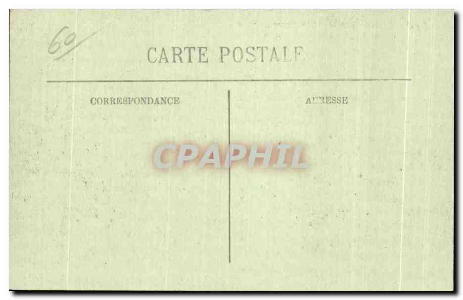 CPA Noyon Ruines dans un quartier inonde Militaria — Rückseite