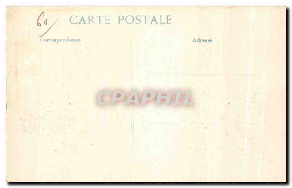 CPA Le Pont de Creil detruit Creil bridge destroyed Militaria  — Rückseite