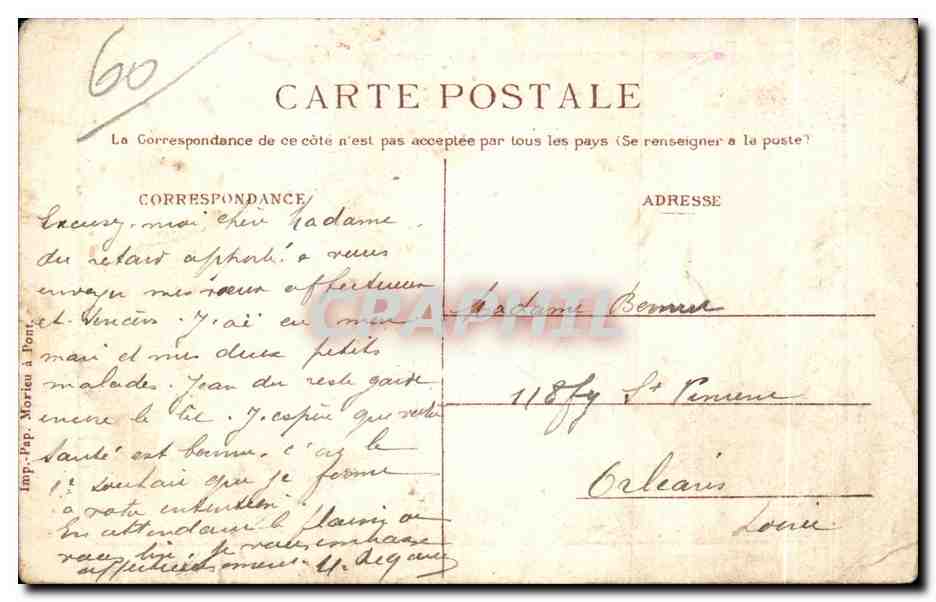 Chasse à Courre. Haillali-sur-pieds. — Pont-Sainte-Maxence — Éditeur non identifié — Rückseite