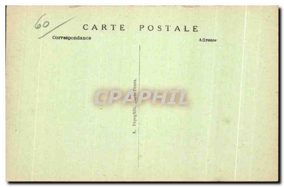 CPA Chantilly (Chasses a Courre) Hallali Courante Cerf et chiens Dogs Hunting  — Rückseite
