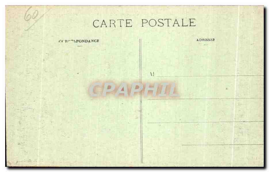 Senlis — Rue de la République von den Deutschen zerstört — L'U. Paris, n°9 — Rückseite