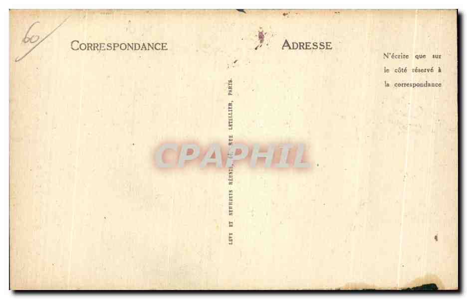 CPA Beauvais Vieille Maison au Faiences rue de la Manufacture — Rückseite