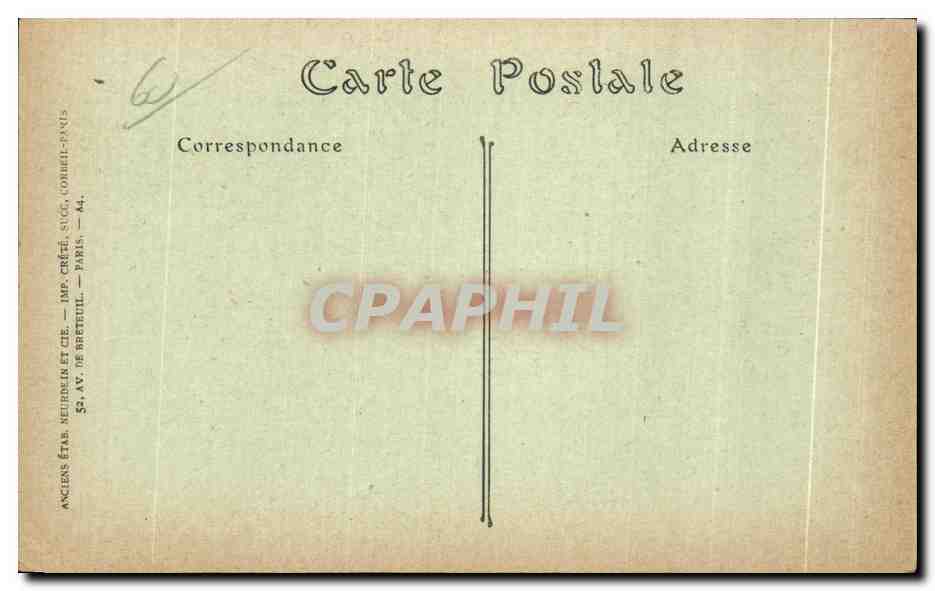 Crépy-en-Valois — Torre del Castillo — Editor Muller, Crépy-en-Valois (Oise) — Reverso