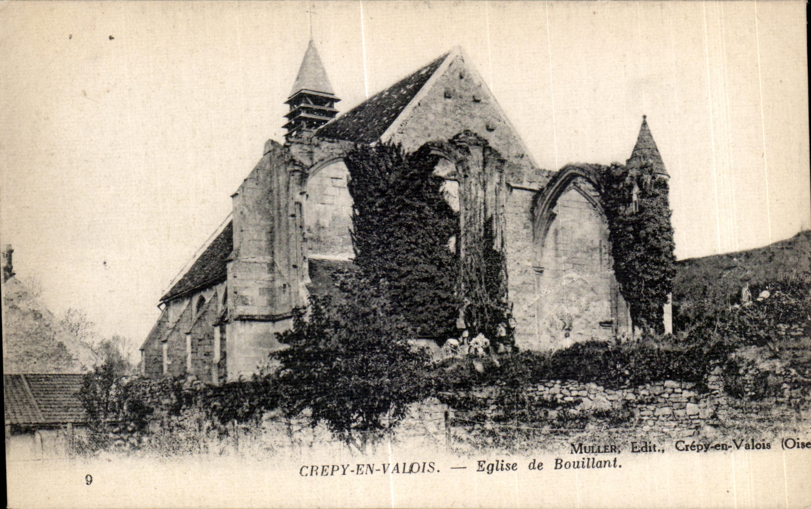 Crépy-en-Valois — Iglesia de Bouillant — Muller, Editor, Crépy-en-Valois (Oise)