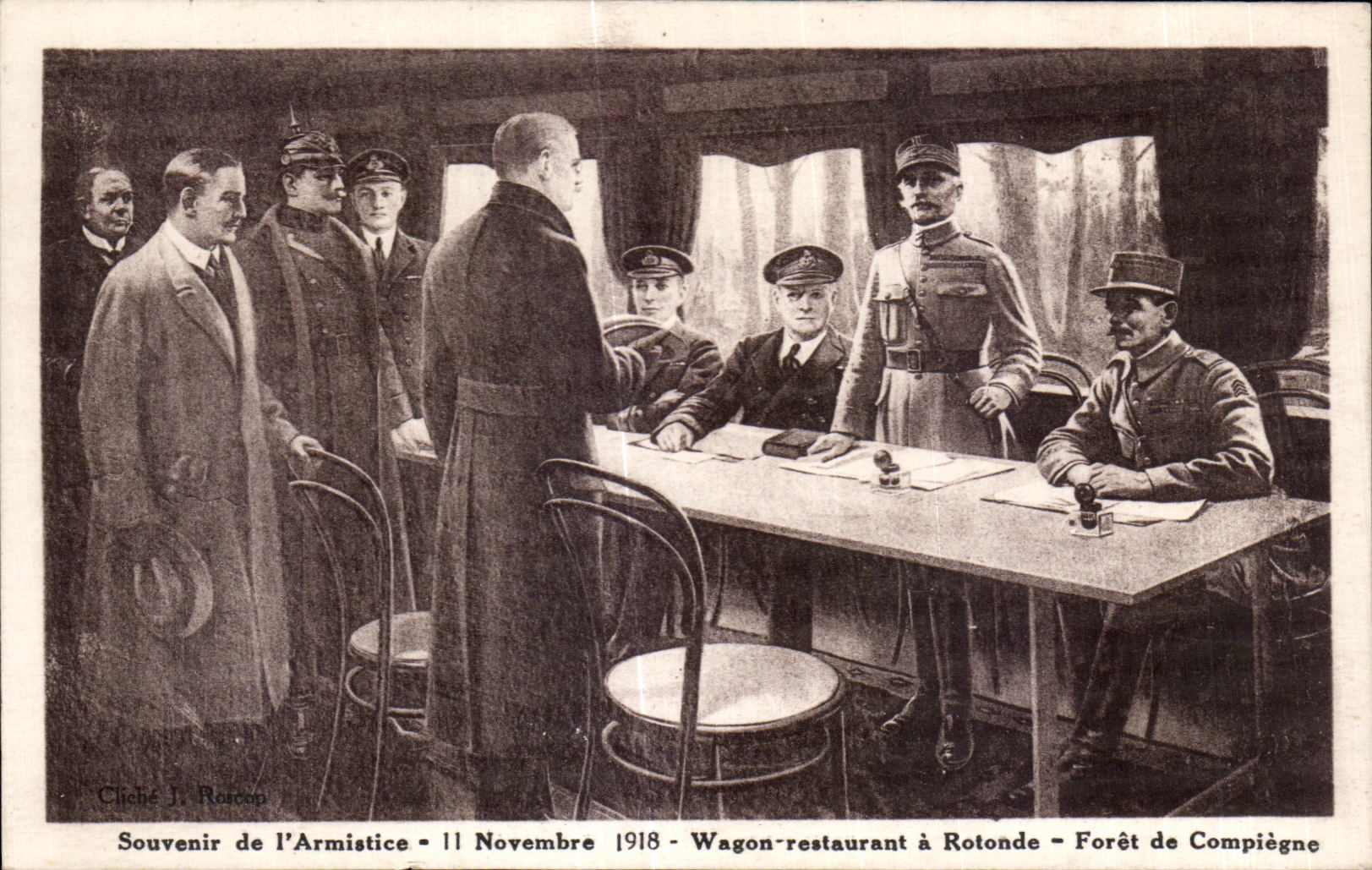 Souvenir de l'Armistice - 11 Novembre 1918 - Wagon-restaurant à Rotonde - Forêt de Compiègne