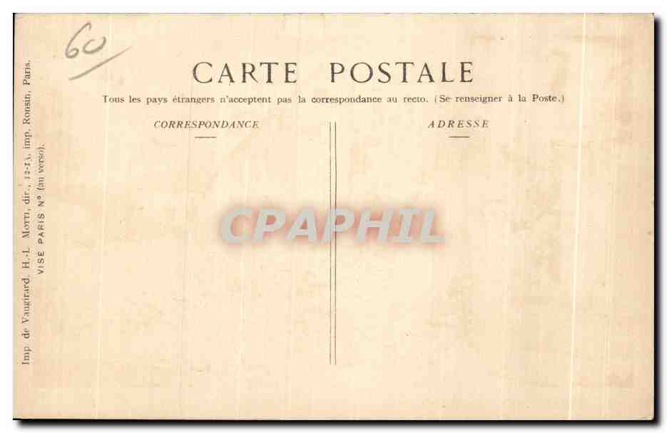 Senlis — Dégâts de la guerre 1914-15 — Ed. Pays de France — Rückseite