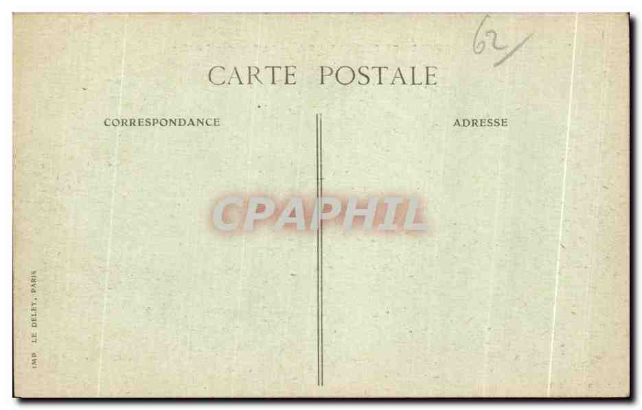 CPA Ruines De Bethune La Rue des Treilles Militaria  — Rückseite