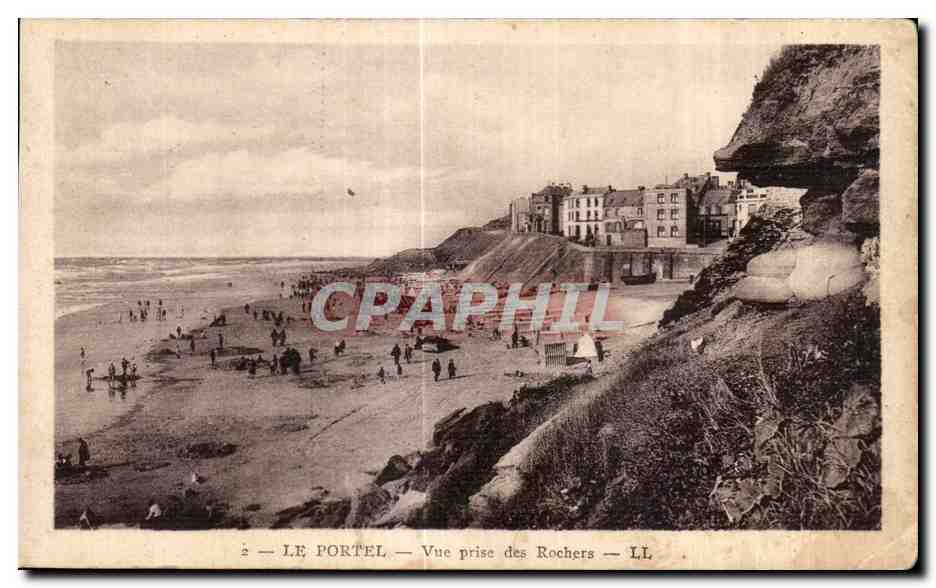 CPA Le Portel Vue prise des Rochers