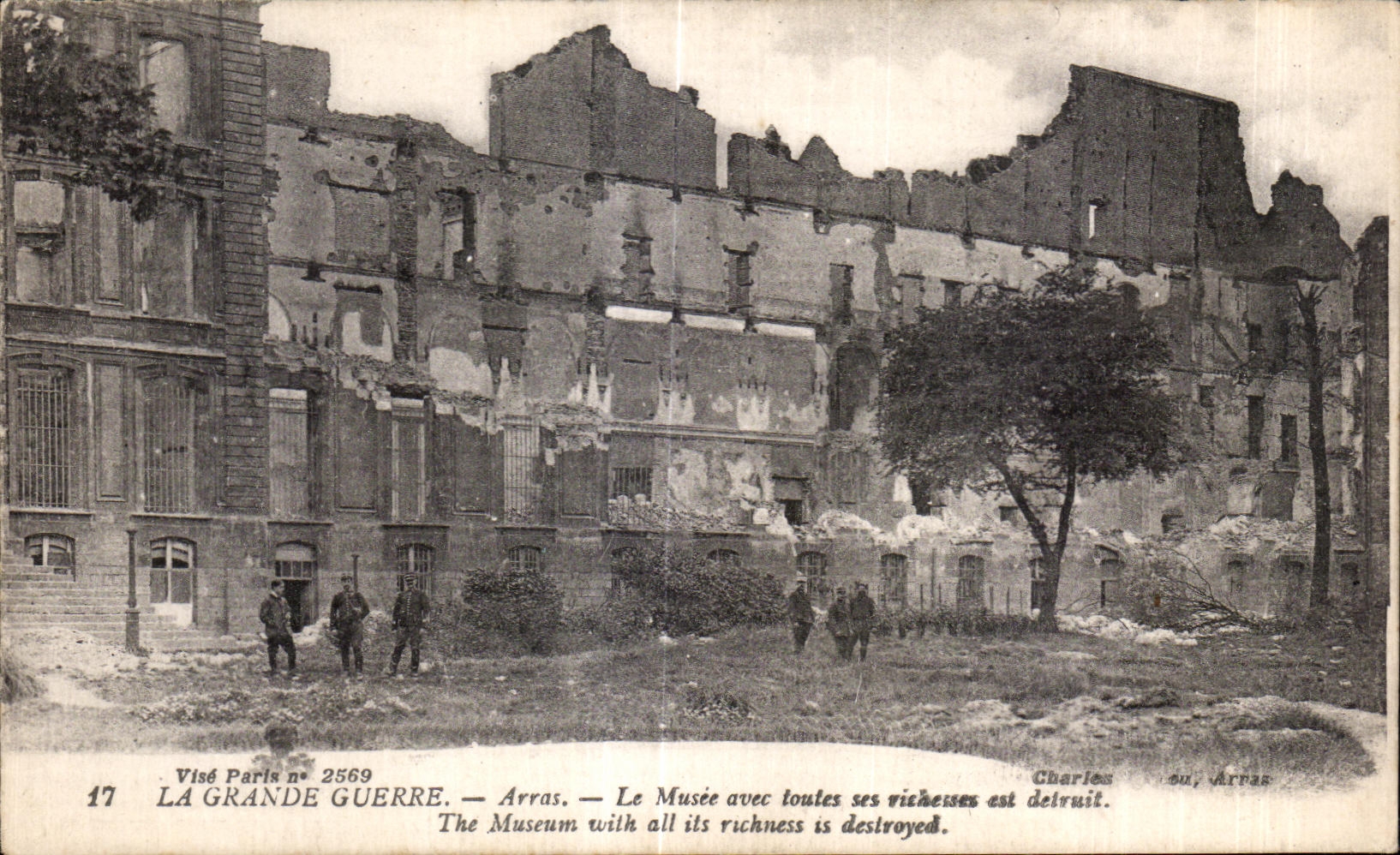 Arras — Le Musée avec toutes ses richesses est détruit — Visé Paris n° 25669