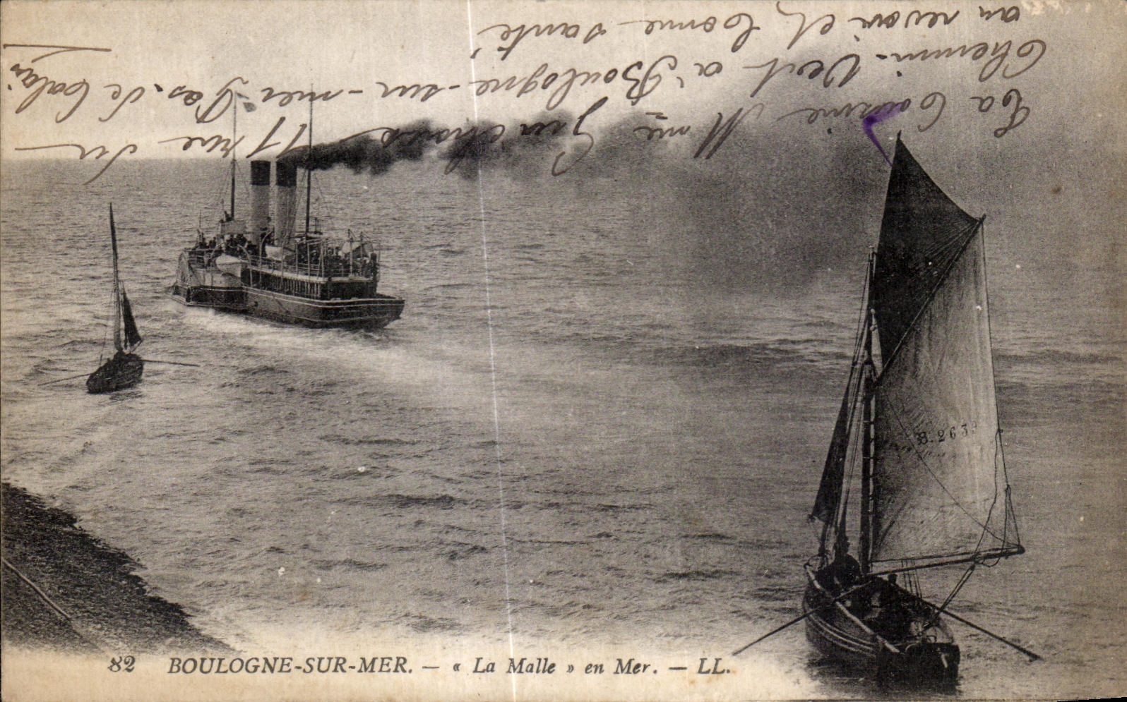 Boulogne-sur-Mer — « La Malle » en Mer — LL.