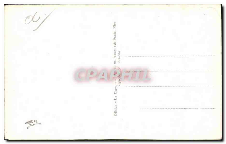 CPA Cannes Plaisirs nautiques Bateau Pedalo — Verso