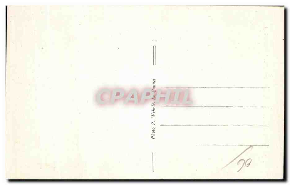 Cannes (A.-M.) — Pension Lochabair — La Chapelle — Rückseite