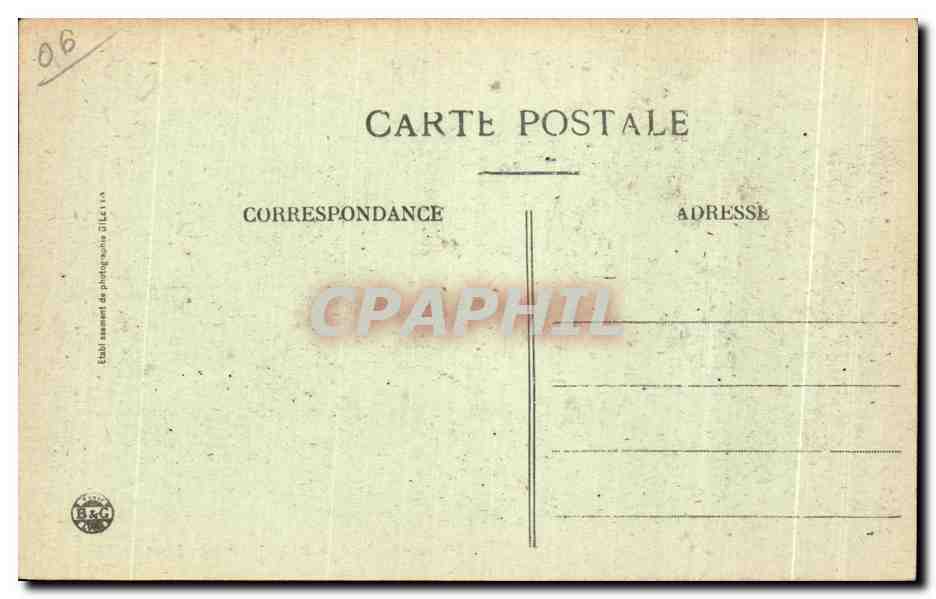 CPA Cannes Casino Municipal — Rückseite