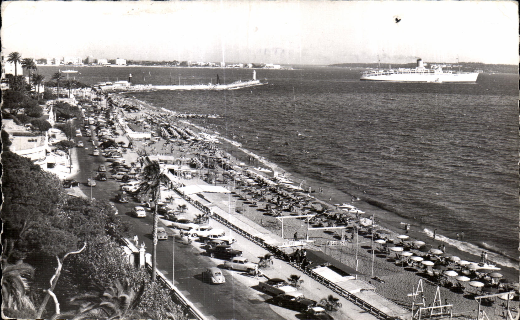 CPA Cote D Azur Cannes La plage du Midi