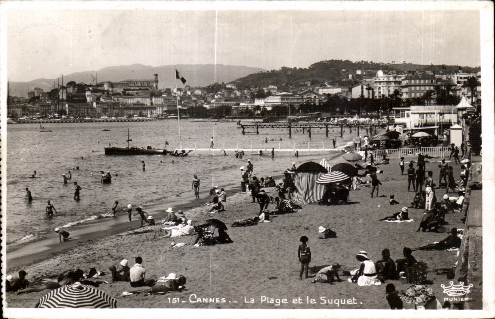 CPA Cannes La Plage et le Suquet