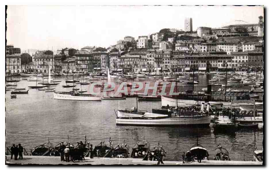 CPA Cannes Le Port et le Suauet