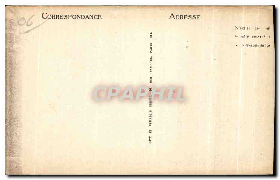 CPA Cannes L Eglise et le Clocher du Mont Chevalier — Rückseite