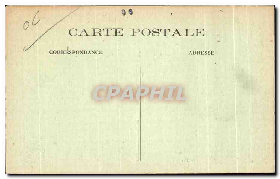 CPA Cannes Hotel des Anglais et St Paul s Church — Rückseite