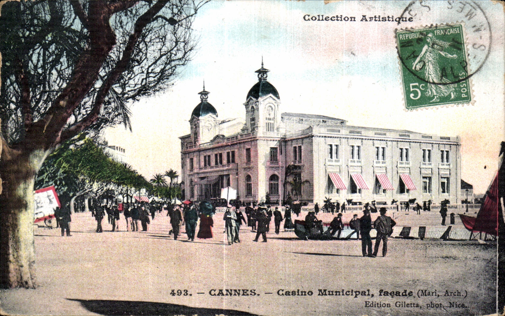 CPA Cannes Casino Municipal facade