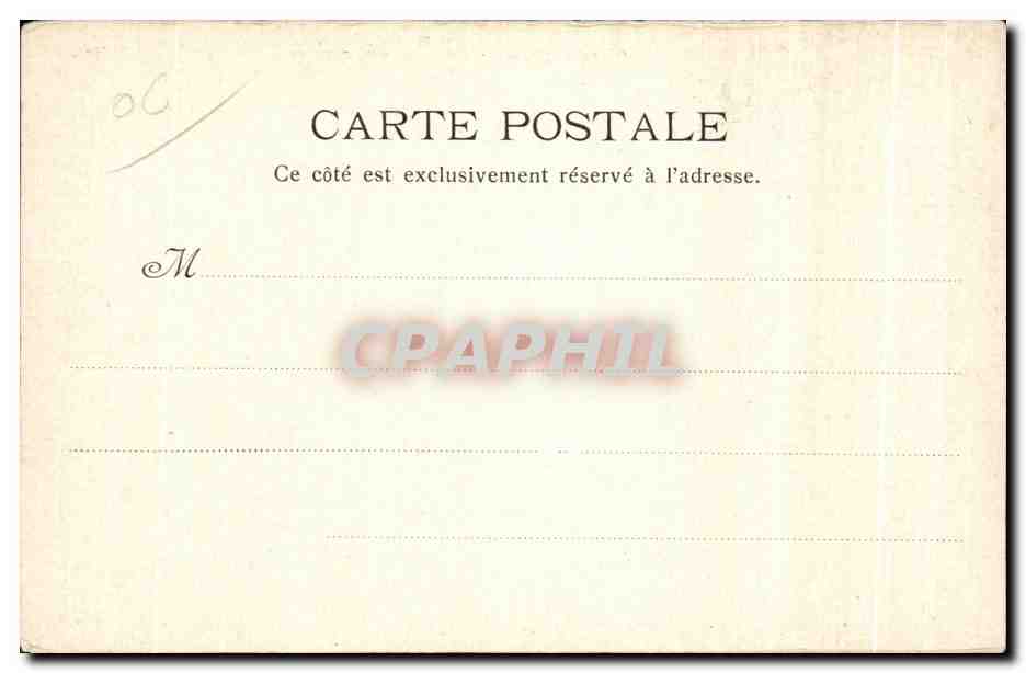 CPA Cannes Clocher De L Eglise D Esperance — Rückseite