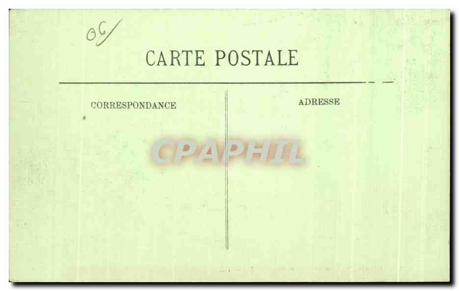 CPA Cannes Boulevard de la Croiselte — Verso
