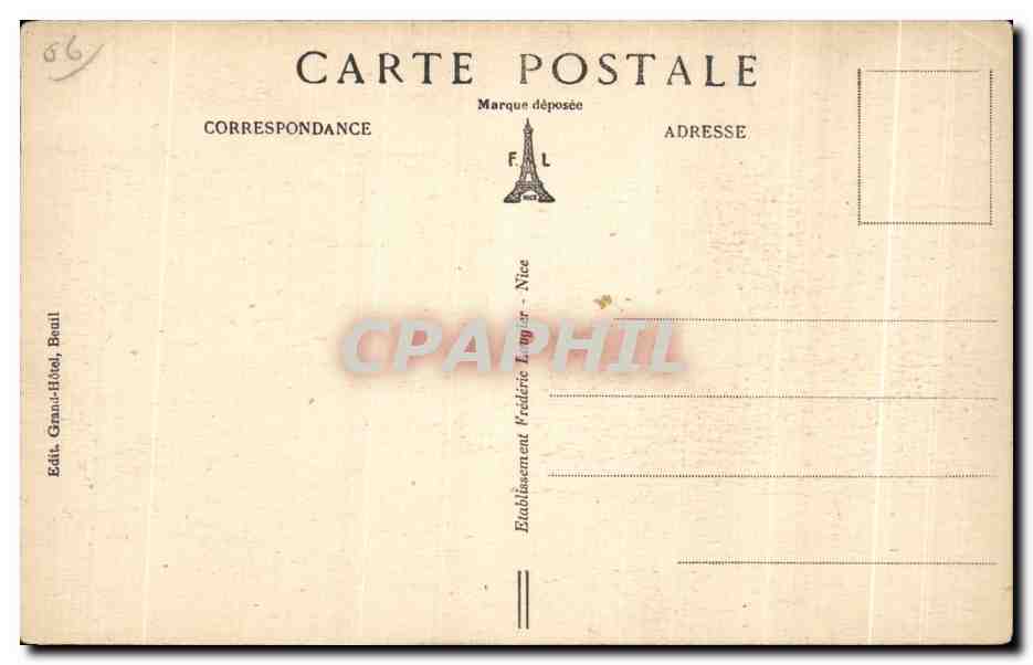 CPA Beuil (Alpes Maritimes) altitude Le Village Vue prise de la Vallee du Cians — Rückseite