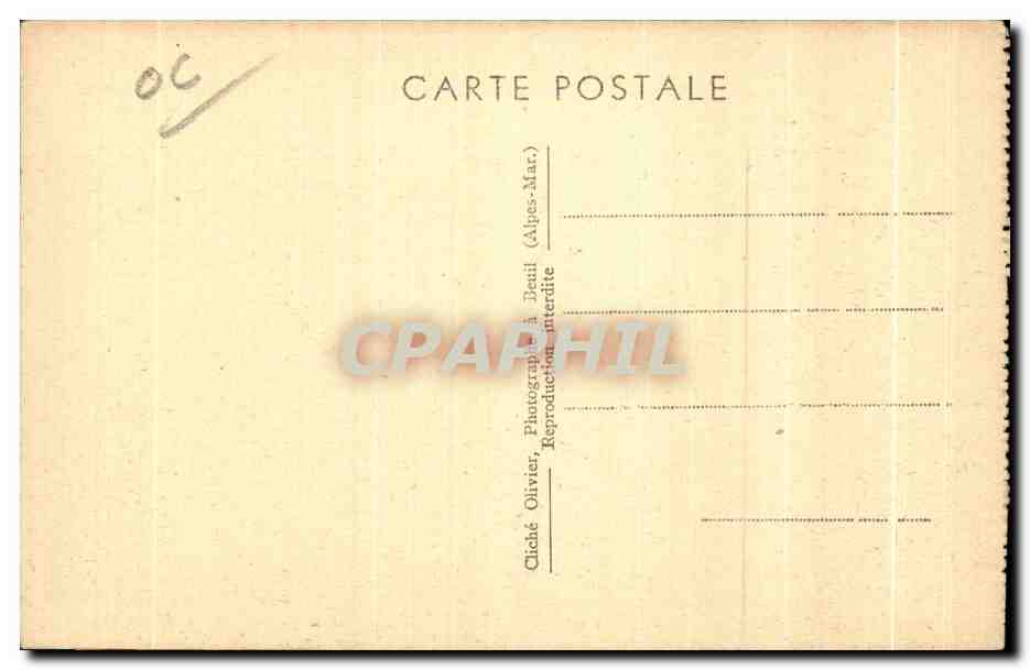 CPA Beuil (Alpes Maritimes) Observatoire du Mont Monuier Les Bergers Moutons Sheep — Rückseite