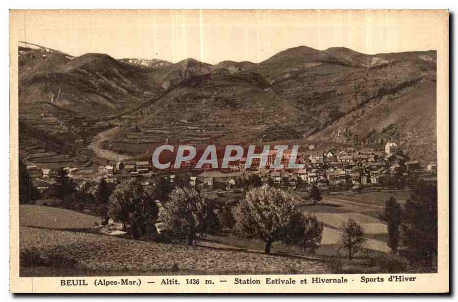 CPA Beuil (Alpes Mar) Station Estivale et Hivernale Sports d Hiver
