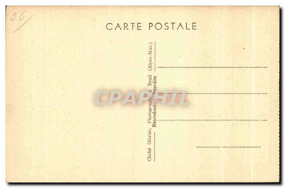 CPA Beuil Station Estivale et Hivernale Sports d Hiver — Rückseite