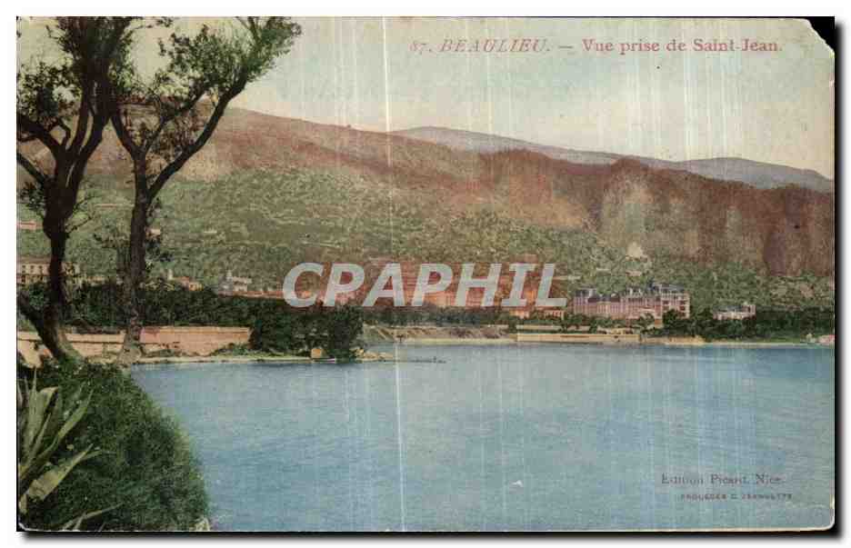 Beaulieu — Vue prise de Saint-Jean — Édition Pierre Nier, Progrès & Tramoult