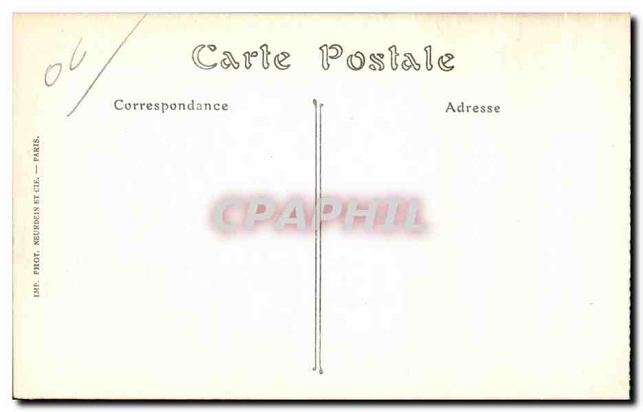 CPA Beaulieu (Alpes Maritimes) Vue generale — Rückseite