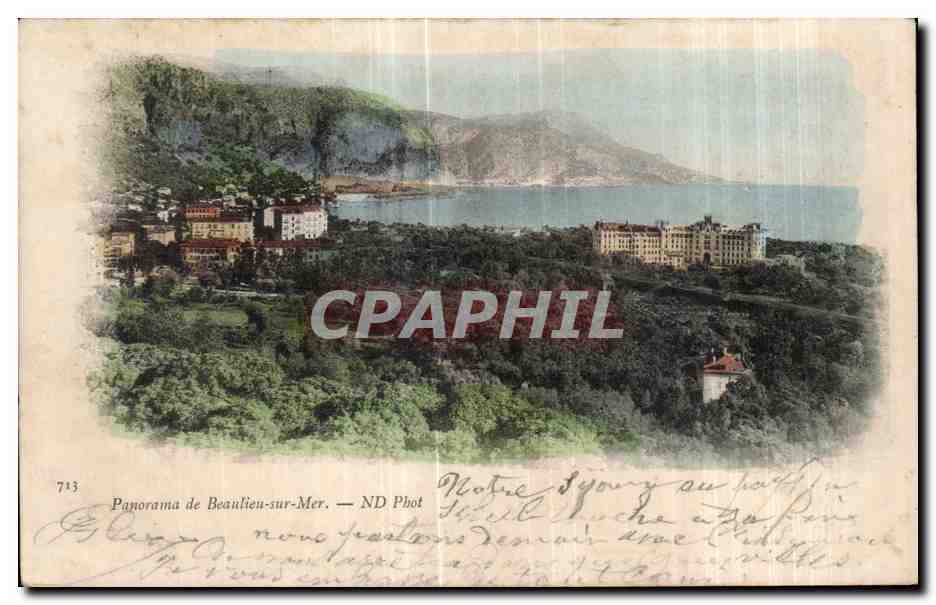 CPA Panorama de Beaulieu sur Mer