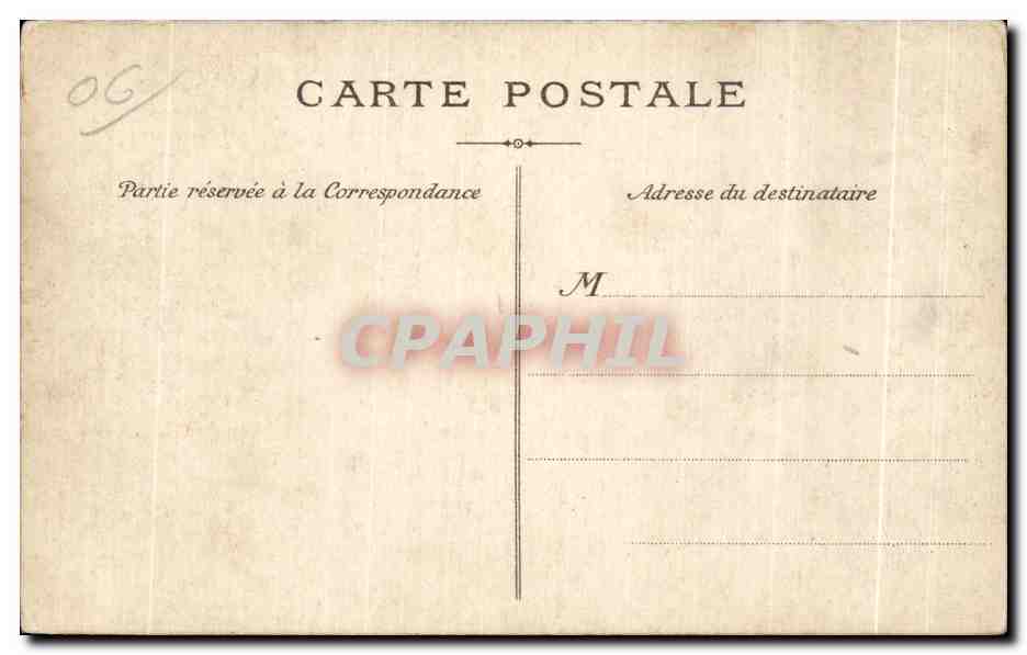 CPA Beaulieu Le Cap Ferrat Et La Pointe Saint Hospice — Verso