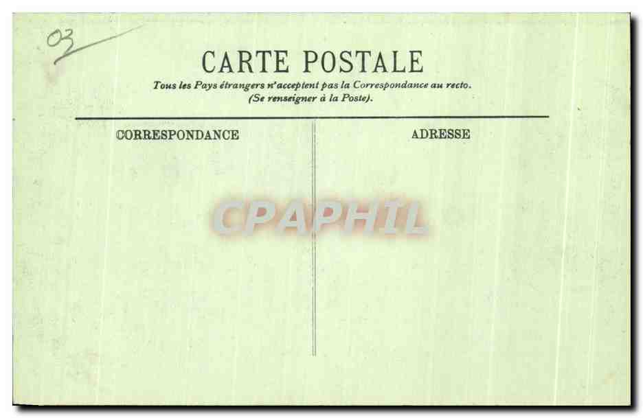 CPA Vichy La Source de I Hopital — Verso