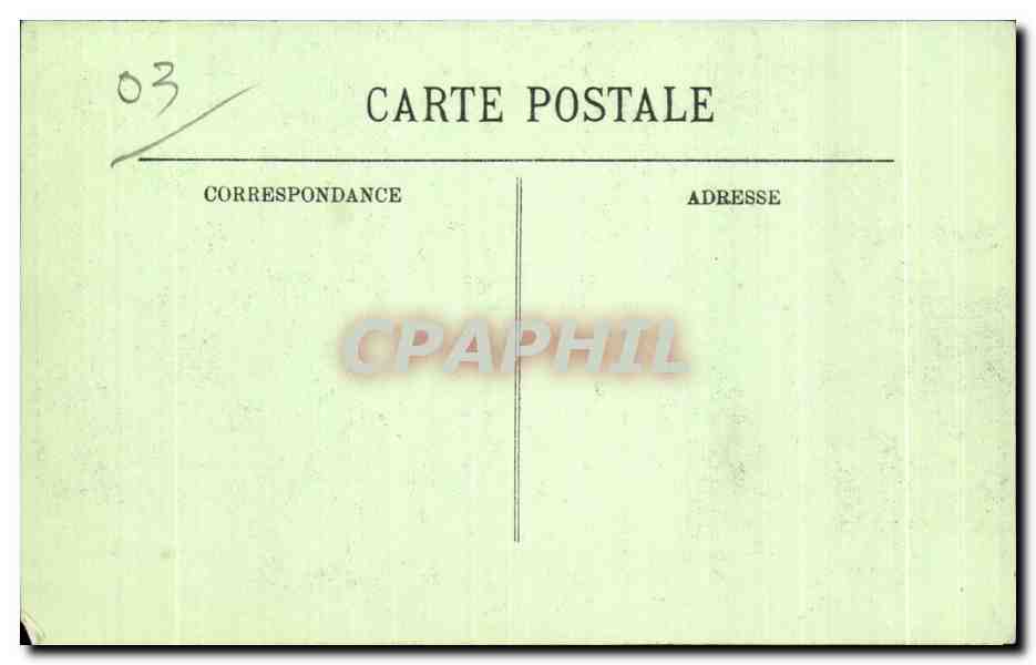 CPA Vichy Une Allee au Nouveau Parc — Rückseite