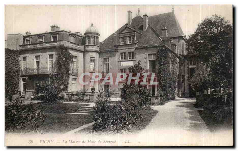 CPA Vichy La Maison de Mne de Sevigne