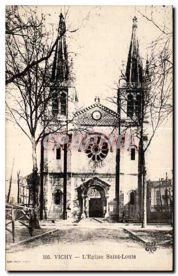 CPA Vichy L Eglise Saint Louis