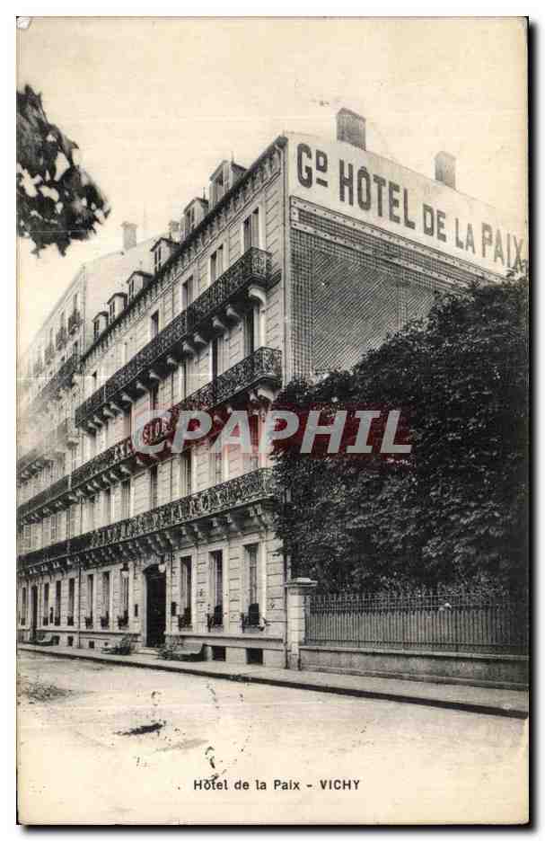CPA Hotel de la Paix Vichy