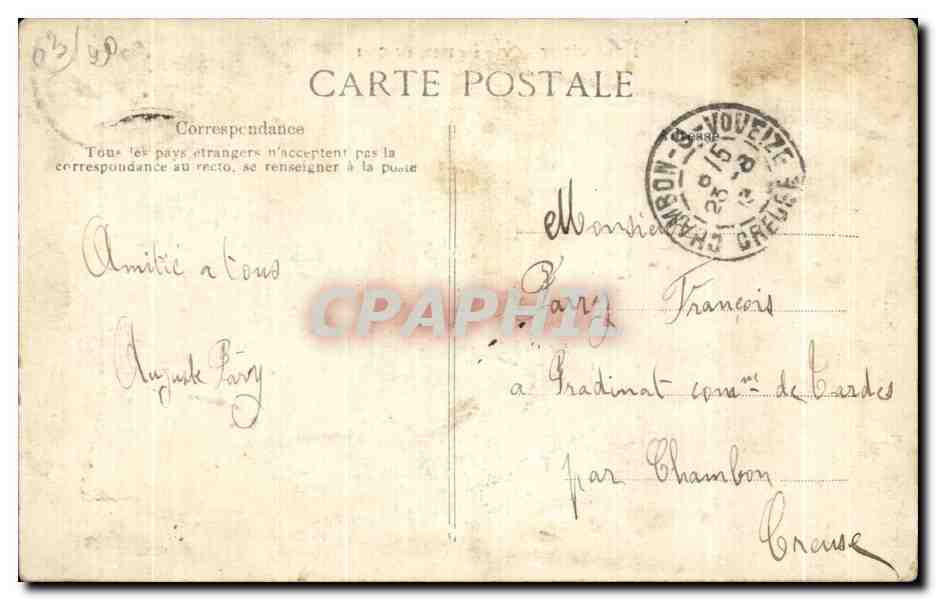 Vichy — Vue sur l'Hôpital Civil — éditeur Vichy, n° 2479 — Rückseite