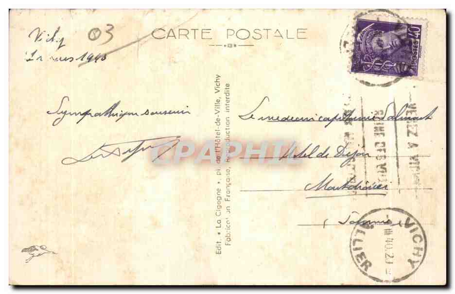 CPA Vichy Golf House — Reverso