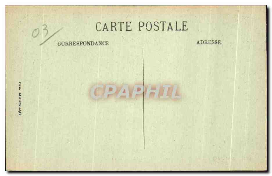 CPA En De Vichy Bellerive L Etang du Sarmon — Verso