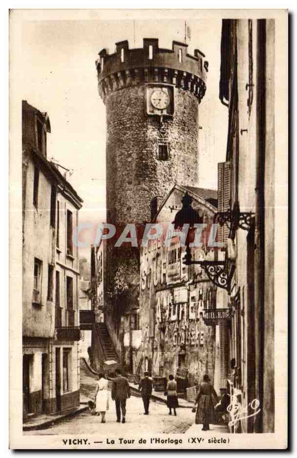 CPA Vichy La Tour de I Horloge 