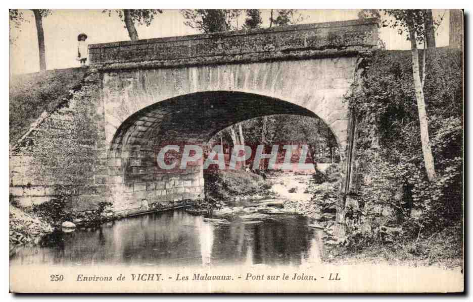 CPA Environs de Vichy Les Malavaux Pont sur le Jolan