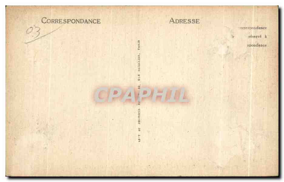 CPA Environs de Vichy Les Malavaux Pont sur le Jolan — Verso