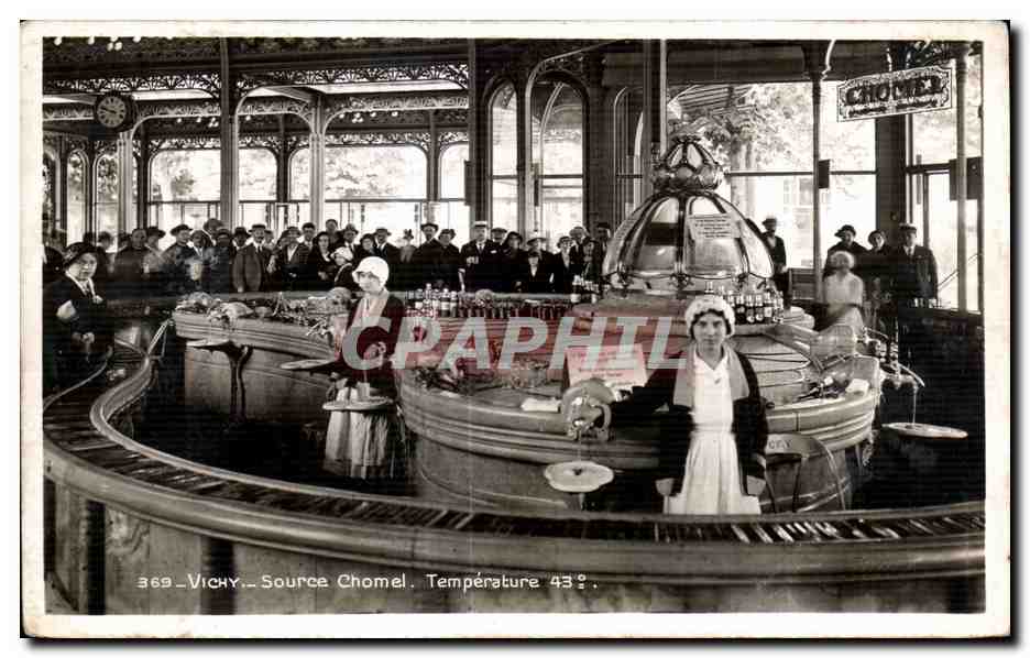 CPA Vichy Source Chomel Tempreature 