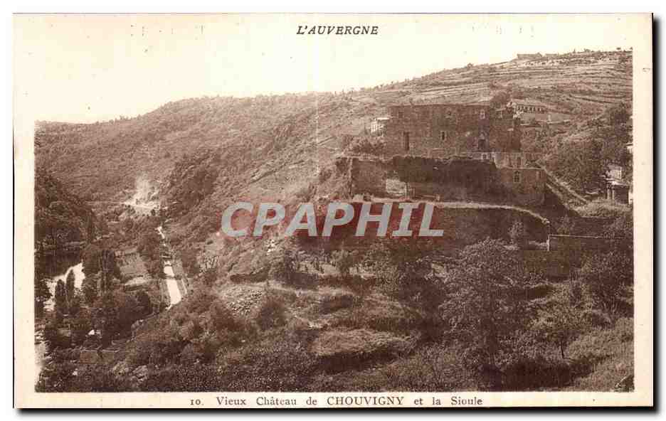 Château de Chouvinny et la Sioule — L'Auvergne — éditeur L'Auvergne, n°10